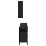 Bathroom Cabinet Set Black 3214725