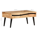 Coffee Table 88x50x42 cm Solid Acacia Wood 322676