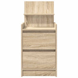 Bedside Cabinets with 2 Drawers 2 pcs Sonoma Oak 38x34x80 cm 861360