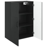 Wall-Mounted Cabinet Black 66 x 34.5 x 90 cm Engineered Wood 898566
