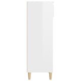Shoe Cabinet High Gloss White 40x36x105 cm Engineered Wood 819774