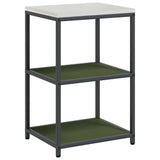 Kitchen Storage Set HATTEM 2 pcs Olive Green Cold-rolled Steel 3392690