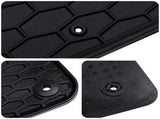 Car Mat 4 pcs Black suitable for FABIA III 2014-2022 Rubber 42029152