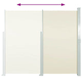 Patio Terrace Side awning 160 x 300 cm Cream Colour 40810
