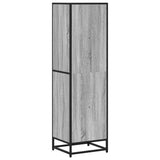 Book Cabinet Grey Sonoma 40x35x139 cm Engineered Wood 849127