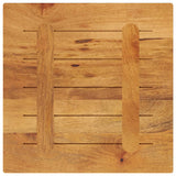 Table Top 50x50x2.5 cm Square Solid Wood Mango 371586