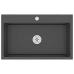 Handmade Kitchen Sink Black Stainless Steel 51515