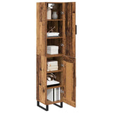 Highboard Old Wood 34.5 x 34 x 180 cm Engineered Wood 3415611