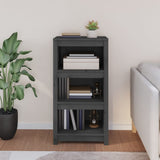 Book Cabinet Grey 50x35x97 cm Solid Wood Pine 821706