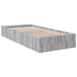 Bed Frame without Mattress Grey Sonoma 100x200 cm 3280606