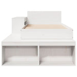 Bed Frame without Mattress White 80x200 cm Solid Wood Pine 3309756
