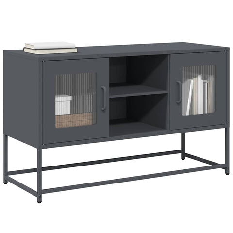 ZNTS TV Cabinet Anthracite 100.5x39x60.5 cm Steel 853382