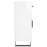 Sideboard High Gloss White 69.5x34x90 cm Engineered Wood 828006