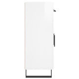 Sideboard High Gloss White 69.5x34x90 cm Engineered Wood 828006