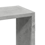 ZNTS Wall Shelf Concrete Grey 159x18x66 cm Engineered Wood 853302