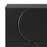 Sideboard Black 33.5 x 34.5 x 75 cm Engineered Wood 8011514
