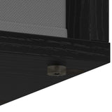Sideboard with Drawer Black Oak 35 x 32 x 99.5 cm 8000565