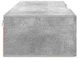 Wooden Cabinet with Drawer High Gloss White 150 x 39 x 30 cm 880235