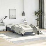 Bed Frame without Mattress Dark Grey 100x203 cm Twin XL Velvet 347004