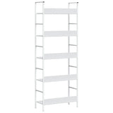 5-Layer Book Shelf White 60x27.6x158.5 cm Engineered Wood 288228