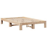 Bed Frame without Mattress 120x200 cm Solid Wood Pine 3308741