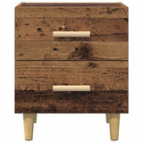 Bed Cabinet 2 pcs Old Wood 40 x 35 x 47.5cm Engineered Wood 880550