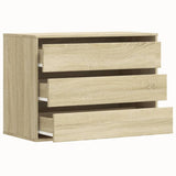 Corner Chest of Drawers Sonoma Oak 80x41x58 cm Engineered Wood 852854