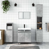 Bathroom Cabinet Concrete Grey 58x33x60 cm Engineered Wood 831584