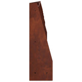 Retaining Wall 6 pcs 100 x 12 x 30 cm Weathering Steel Rusty 3449120