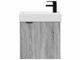Bathroom Vanity Unit with Tap Grey Sonoma 45.5 x 22.5 x 84 cm 889438