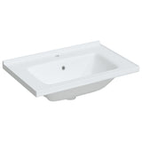 Bathroom Sink White 71x48x19.5 cm Rectangular Ceramic 153710