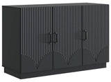 Sideboard Black 89 x 34.5 x 77 cm Engineered Wood 895336