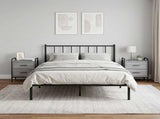 Bedside Cabinet 2 pcs Grey Sonoma 40 x 30 x 50 cm 8013489