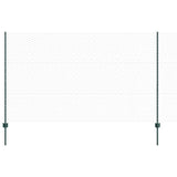 Welded Wire Fence 25 x 1.4 m PVC-Coated Steel Green 3336726