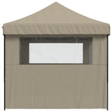 Party Tent Folding Taupe 292 x 440 x 315 cm Oxford Fabric 42023623