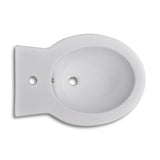 Round Bidet Stand White High-quality Ceramic 140665