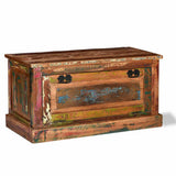 244832 Shoe Storage Bench Solid Reclaimed Wood