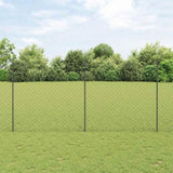 Fence and Post Grey 1.6 x 25 m Steel 3336284