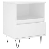 Bedside Cabinet White 40x35x50 cm Engineered Wood 830620