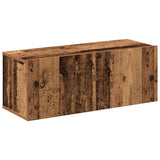 4 Piece TV Cabinet Set Wall-mounted Old Wood Engineered Wood 3329215