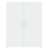File Cabinet White 60x32x77.5 cm Engineered Wood 840765