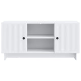 TV Cabinet 102 x 34.5 x 50 cm White Engineered Wood 894005