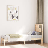 Bed Frame without Mattress Solid Wood Small Single 3103893