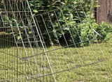 Chicken Cage Silver 430 x 100 x 85 cm Galvanised Steel 3394438