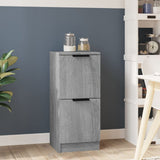 Sideboard Grey Sonoma 30x30x70 cm Engineered Wood 817020