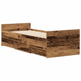 Bed Frame Old wood Engineered wood, solid pinewood, plywood Single 3328803
