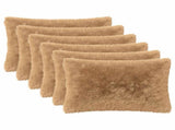 Cushion with Pillow HEERLEN 6 pcs Taupe PV Fleece 925176