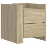 Bedside Cabinet Sonoma Oak 45x50x50 cm Engineered Wood 848285