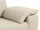 Sofa Set 2 pcs Taupe 219 x 77 x 82 cm Fabric 3324746