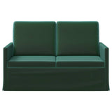 2 Seater Sofa Dark Green 130 x 81 x 82 cm Velvet 42041056